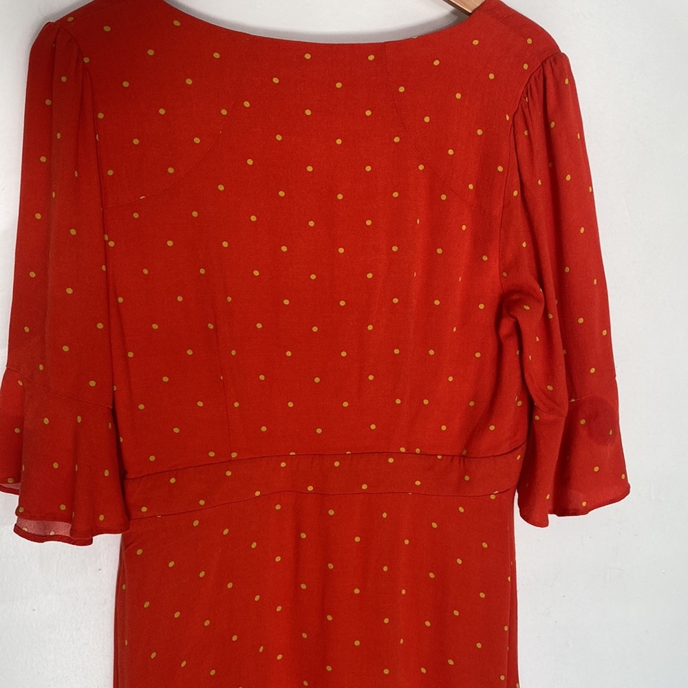 Free People All Yours Spot Mini Dress Sz 10 - Picture 11 of 15